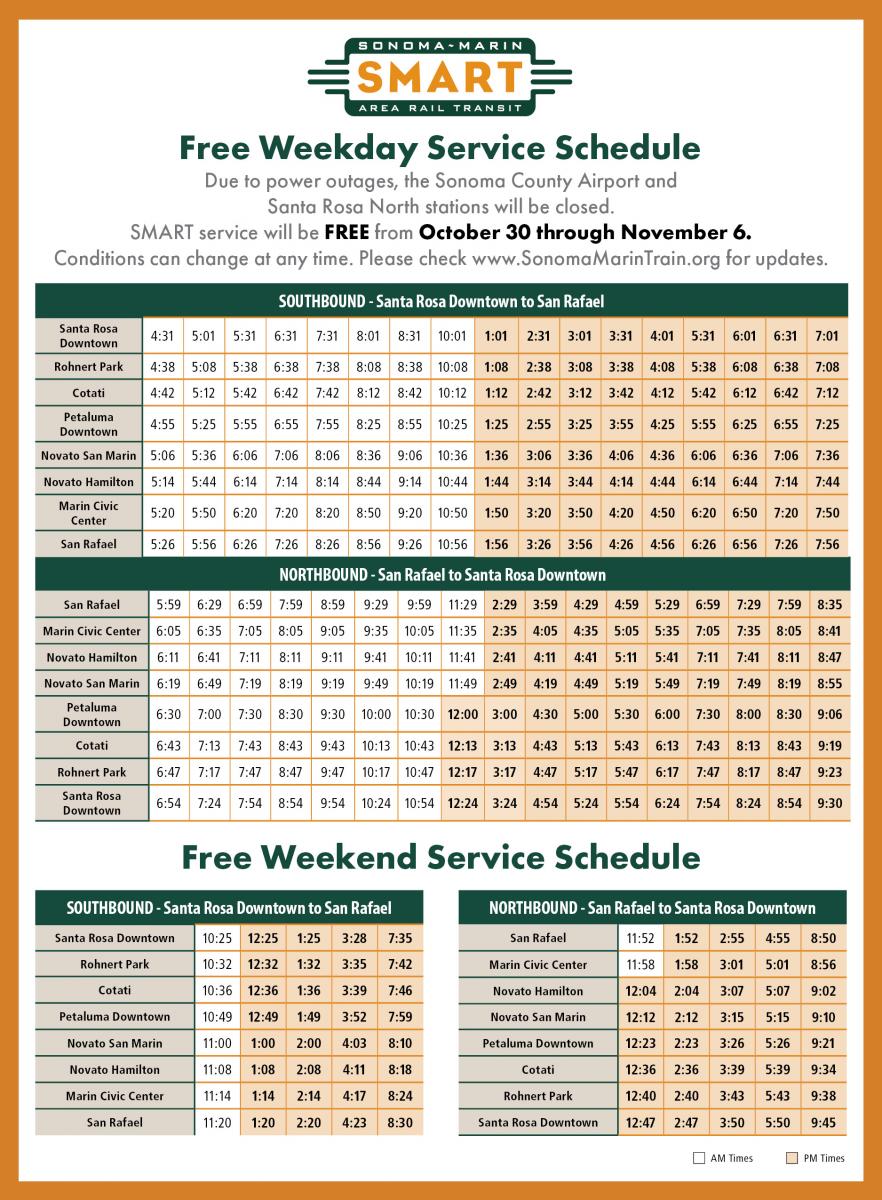 smart-will-run-free-limited-service-wednesday-october-30-wednesday